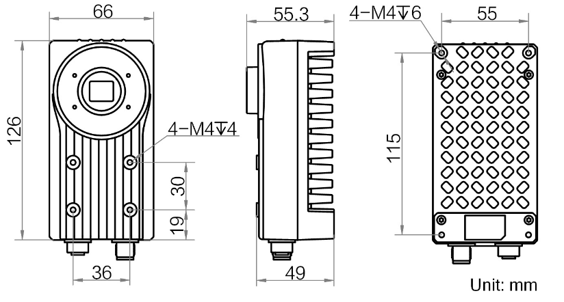 ?？礗D6000系列 MV-ID6200EM-00C-NNG 2000 萬(wàn)像素外形尺寸.png